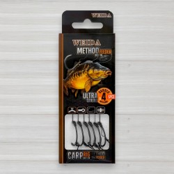 Повідець корповий для волосяних монтажів Weida Method Feeder GZ-14, 6шт/уп, № 4